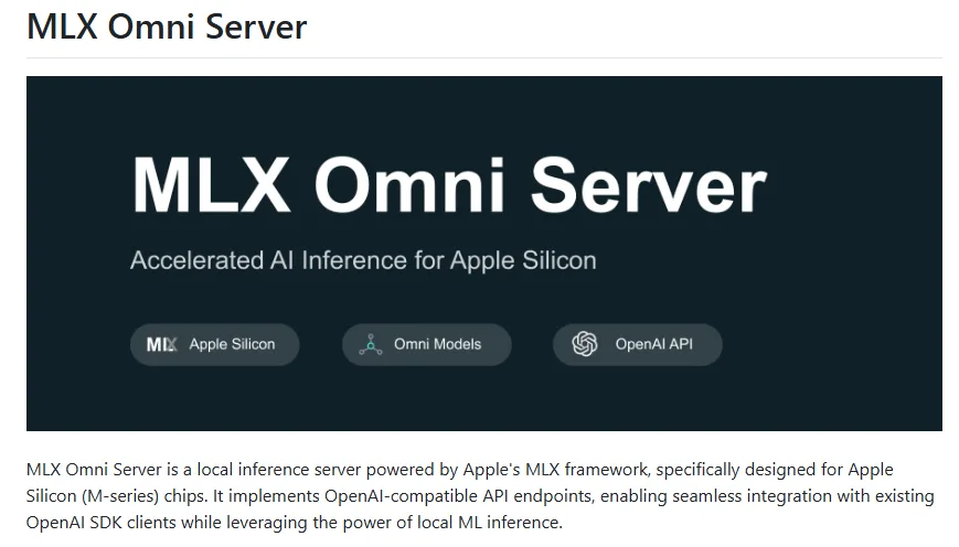 MLX Omni Server